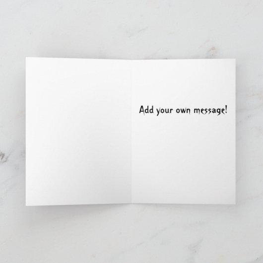 Halloween Haunted House Wenskaart Kaart (Binnen)