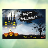 Halloween Haunted House Window Cling Raamsticker (Vel 3)