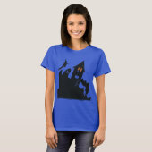  Halloween Haunted House Witch Ghost Bat T-shirt (Voorkant volledig)