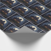 Halloween Haunted Mansion Cadeaupapier (Hoek)