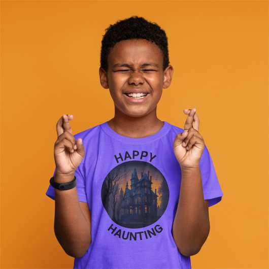 Halloween Haunted Mansion Happy Haunting T-shirt
