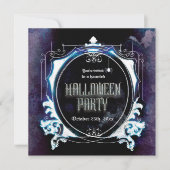 Halloween Haunted Party Invitation Spooky  Kaart (Voorkant)