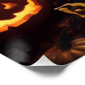 Halloween Haunted Pumpkin Patch King Perfect Poster (Hoek)