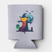 Halloween Haunted Scarecrow met vleermuizen en een Blikjeskoeler (Achterkant)