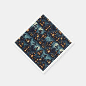 Halloween Haunted Scene Servet (Hoek)