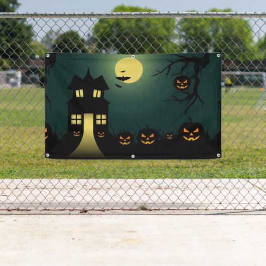 Halloween Haunted Scene Spandoek (Insitu)