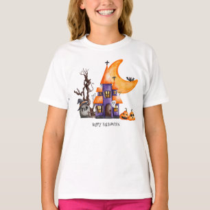 Halloween Haunted Scene T-shirt