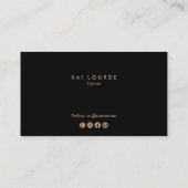 Halloween Haunted Tree Visitekaartje (Achterkant)