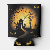 Halloween - Haunting Eyes kijkt naar jou Blikjeskoeler (Voorkant)