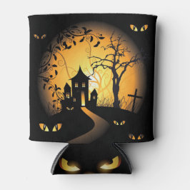 Halloween - Haunting Eyes kijkt naar jou Blikjeskoeler