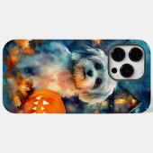 Halloween Havanese met pompoenen eng Case-Mate iPhone Case (Achterkant (horizontaal))
