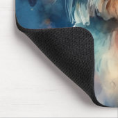 Halloween Havanese met pompoenen eng Muismat (Hoek)