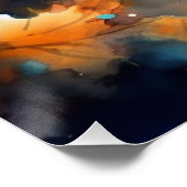 Halloween Havanese met pompoenen eng Perfect Poster (Hoek)