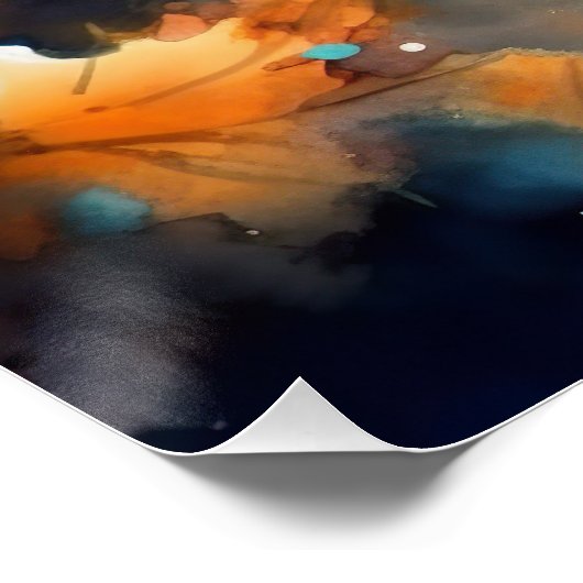 Halloween Havanese met pompoenen eng Perfect Poster (Hoek)