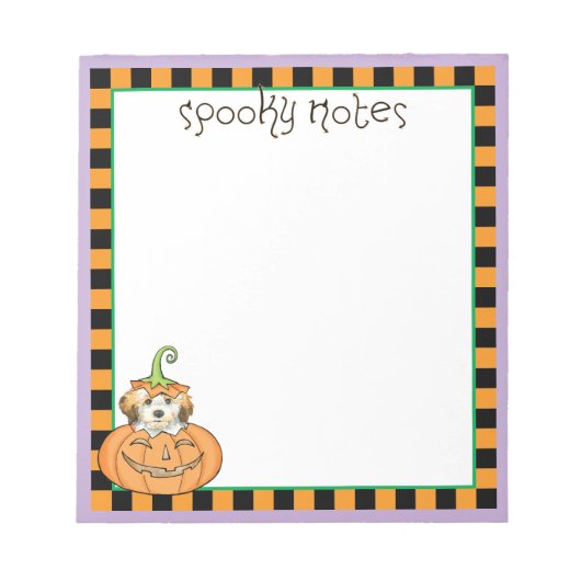 Halloween Havanese Notitieblok (Voorkant)