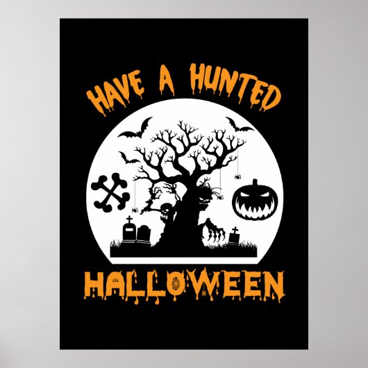 Halloween Have A Funny Halloween Birthday Poster (Voorkant)