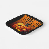 Halloween Havoc - Jacks & Bats Papieren Bordje (Gebogen)