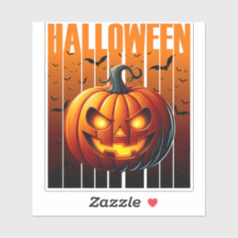 Halloween Havoc - Jacks & Bats Sticker