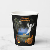 Halloween Hawaiian Style Papieren Bekers (Voorkant)