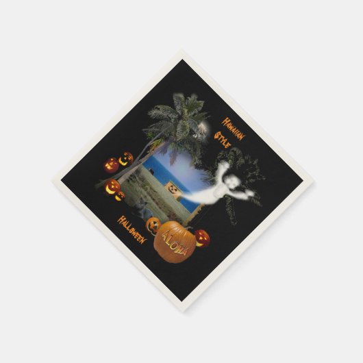 Halloween Hawaiian Style Servetten (Hoek)