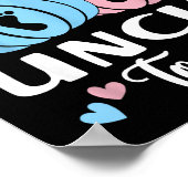 Halloween He Or She Uncle To Be Pumpkin Gender Rev Poster (Hoek)