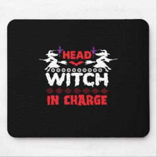 Halloween Head Witch in Charge Birthday Muismat