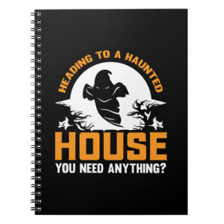 Halloween Heading To A Haunted House Birthday Notitieboek