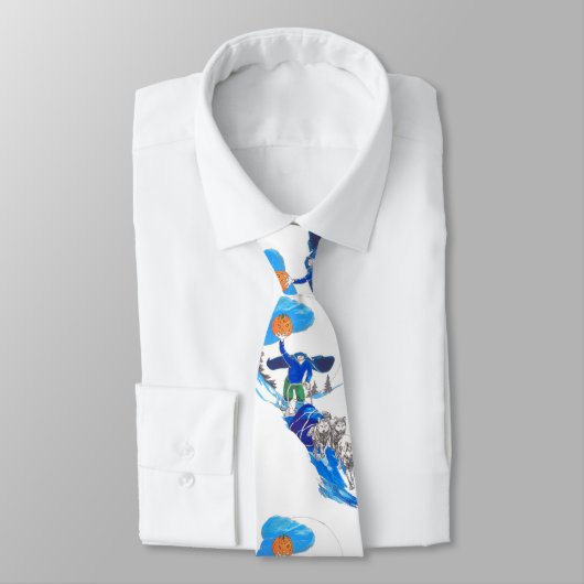 Halloween Headless Alaskan Musher Whimsical Stropd Stropdas (Gebonden)