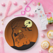 Halloween Headless Horseman Papieren Bordje (Feest)