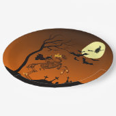 Halloween Headless Horseman Papieren Bordje (Gekanteld)