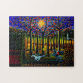 Halloween, headless, Horseman, Slapy,Hallow Legpuzzel (Horizontaal)