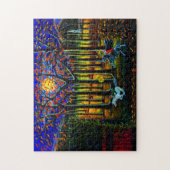 Halloween, headless, Horseman, Slapy,Hallow Legpuzzel (Verticaal)