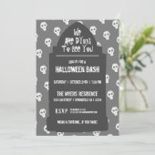 Halloween Headstone Dying om je te zien Kaart (Staand voorkant)