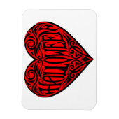 Halloween Heart, Black Heart, Holiday Magneet (Verticaal)