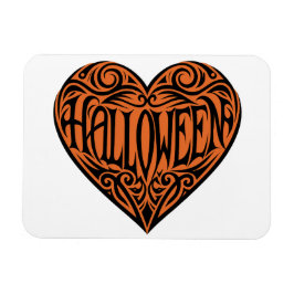 Halloween Heart, Black Heart, Holiday Magneet