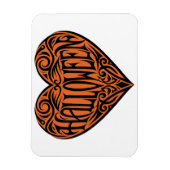 Halloween Heart, Black Heart, Holiday Magneet (Verticaal)