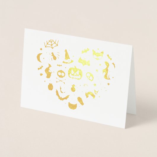 Halloween Heart Folie Kaarten (Voorkant)