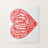 Halloween Heart, Red Heart, Holiday Legpuzzel (Verticaal)