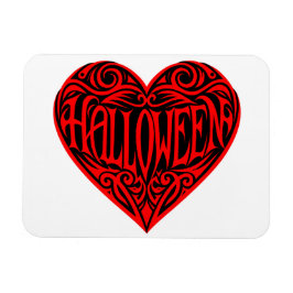 Halloween Heart, Red Heart, Holiday Magneet