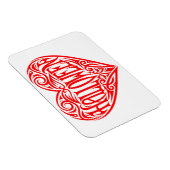 Halloween Heart, Red Heart, Holiday Magneet (Rechterzijde)