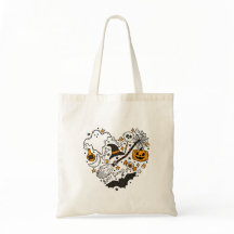 Halloween Heart | Schattigee geesten, pompoenen en