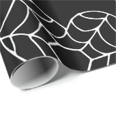 Halloween Heart SpiderWeb schattig Cadeaupapier (Rol Hoek)