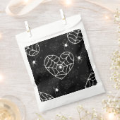 Halloween Heart SpiderWeb Spinnen Bedankzakje (Geknipt)