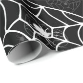 Halloween Heart SpiderWeb Spinnen Cadeaupapier (Rol Hoek)