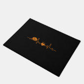 Halloween Heartbeat Gift voor Halloween Deurmat (Schuin)