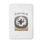 Halloween Hek Ketel Maan Begraafplaats Kromme Boom Badmat (Voorkant Verticaal)
