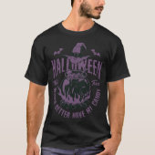 Halloween Hek Ketel T-Shirt – Zorg dat je mijn Can (Voorkant)
