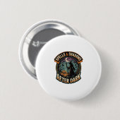 Halloween Hek Pompoen Nacht Ronde Button 5,7 Cm (Voorkant /achterkant)