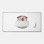 Halloween Hek Pompoen Patch Humor Bureaumat (Keyboard & Muis)