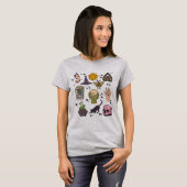  Halloween-hekdoodles T-shirt (Voorkant volledig)